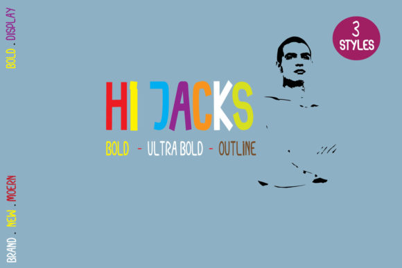 Hi Jacks: A Fun and Cute Display Font for Creative Expression