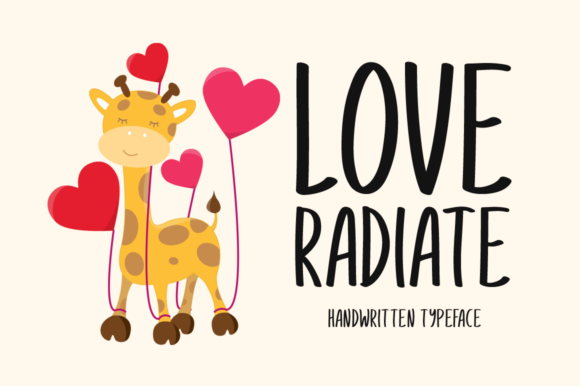 Love Radiate: A Font That Speaks with Heart