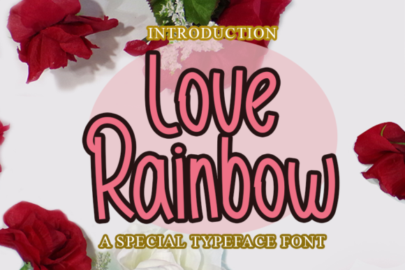 Love Rainbow Font: A Versatile Design Asset