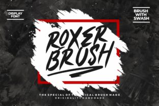 Roxer Brush: A Bold Display Font for Creative Design