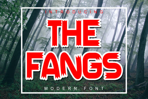 The Fangs: A Bold Display Font for Creative Professionals