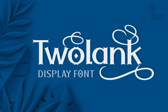 Twolank: A Sweet and Playful Hand-Lettered Display Font for Creative Projects