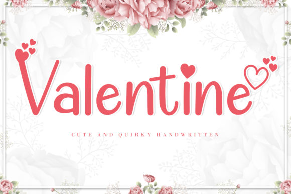 Valentine Cute: A Quirky Font for Romantic Designs