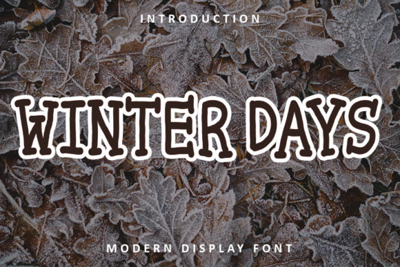 Winter Days: A Font That Captures the Essence of Modern Design