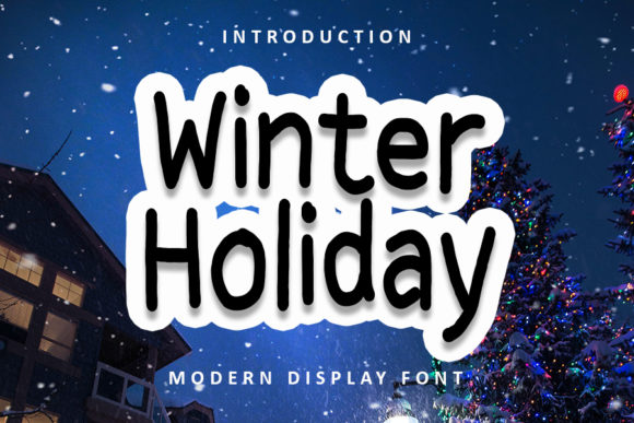 Winter Holiday Font: A Versatile Tool for Modern Design